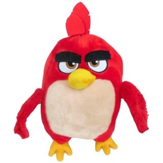 Marabellas Shop Kuscheltier Angry Birds Red Plüschfigur ca. 34 cm detailgetreue weiche Sammelfigur, authentische Darstellung rot