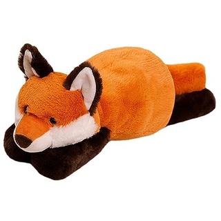 GUUIESMU Weighted Anxiety Stuffed Animal Cuddly Toy for Stress Relief,Weighted Stuffed Animal for Anxiety,Anxiety Kuscheltier Gewicht FüR Erwachsene,Suitable for People with Stress (fox,75cm)
