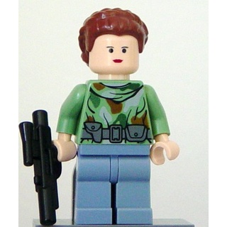 LEGO Star Wars Minifigur - Die Rückkehr der Jedi-Ritter - Prinzessin Leia mit Waffe (Endor)