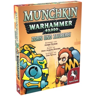 Pegasus Spiele 17017G - Munchkin Warhammer 40.000: Zorn und Zauberei