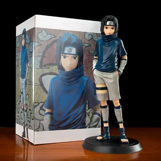 24cm Naruto Anime Figur Uchiha Sasuke Action Figuren Stil PVC Modell Puppe Spielzeug für Jungen