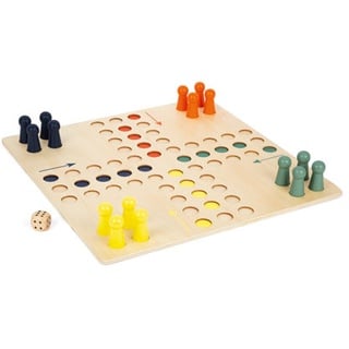 Tchibo - small foot Brettspiel »Ludo« XL - Mehrfarbig - Kinder - Mehrfarbig