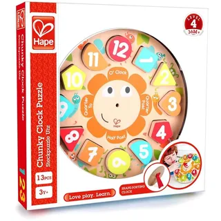 Hape - Steckpuzzle Uhr 13 Teile / Toynamics / Spiele (außer Software)