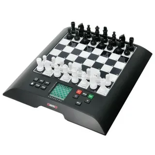 Millennium Spiel Schachcomputer ChessGenius M810, Schach Schachschule elektronisch Schachbrett Anfänger Turnierspieler schwarz