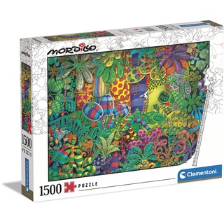 Clementoni 31657 Mordillo, Puzzle 1500 Teile Für Erwachsene Und Kinder 10 Jahren, Geschicklichkeitsspiel Für Die Ganze Familie, Mehrfarbig