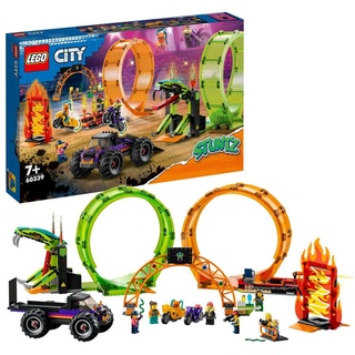 LEGO® Konstruktions-Spielset LEGO City Stuntshow-Doppellooping 60339