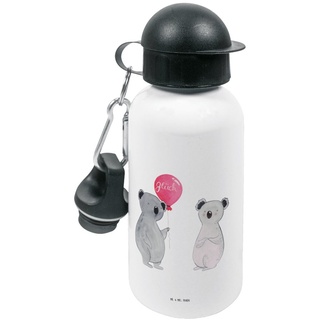 Mr. & Mrs. Panda Trinkflasche Koala Luftballon - Weiß - Geschenk, Kinder, Koalabär, Geburtstag, Gru, Farbenfrohe Motive weiß