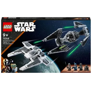 LEGO Star Wars 75348 Mandalorianr Fang Fighter vs TIE Interceptor