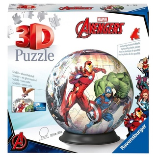 Ravensburger 3D-Puzzle »72 Teile Ravensburger 3D Puzzle Ball Marvel Avengers 11496«, 72 Puzzleteile