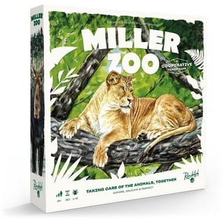 Miller Zoo | Kooperatives Strategiespiel für Familien | ab 8 Jahren | 1 bis 6 Spieler | 30 Minuten