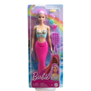 Barbie - New Long Hair Fantasy Doll, Mermaid