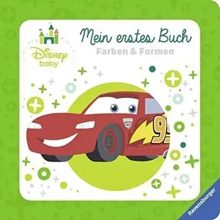 RAVENSBURGER 02064 Disney Baby Mein erstes Buch Cars: Farben und Formen