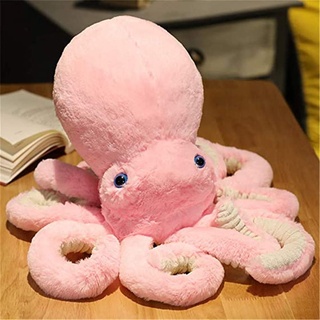 Nicole Knupfer Krake Plüschtier Octopus Plüsch Puppe Spielzeug Große Geformt Cuddly Kuscheltier Oktopus Geburtstag Geschenke (Pink,30cm)