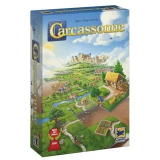 Hans im Glück Spiel HIGD0112 - Carcassonne V3.0 - Brettspiel, für 2-5..., Familienspiel, Strategiespiel bunt