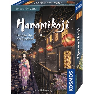 KOSMOS 692940 Hanamikoji - Das Duell um die Gunst der Geishas, Atmosphärisches Spiel für zwei Spieler, Geschenk, Mitbringspiel, Kartenspiel mit einfachen Regeln ab 10 Jahren