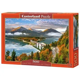 CASTORLAND B-53353 Sunrise over Sylvenstein Lake, Germany, Puzzle 500 Teile