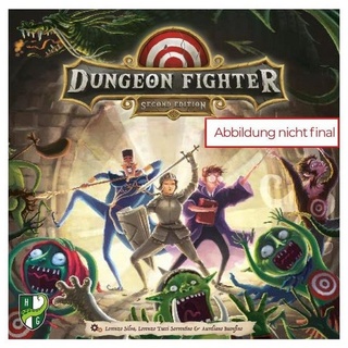 Horrible Games Spiel, Familienspiel HR042 - Dungeon Fighter 2. Edition - Brettspiel, für 1-6..., Rollenspiel bunt