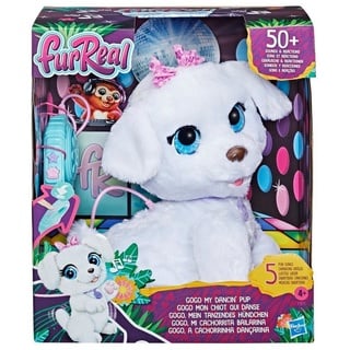 Hasbro Lernspielzeug Fur Real GoGo "My Dancin Pup" mein tanzendes Hündchen (GoGo "My Dancin Pup), mit 50+ GERÄUSCHE UND REAKTIONEN SOWIE TOLLE TANZBEWEGUNGEN! weiß