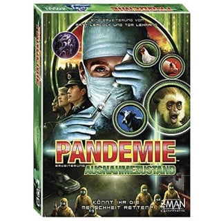 Asmodee | ZMan | Pandemic – Ausnahmezustand | Erweiterung | Kennerspiel | Brettspiel | 2-4 Spieler | Ab 8+ Jahren | 45+ Minuten | Deutsch