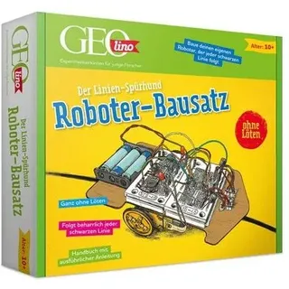 INVENTO 504225 Franzis: GEOlino Roboter-Bausatz - Linienspürhund zum Stecken