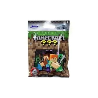 JADA TOYS 253261000 Minecraft Nanofigs Plind Pack - Die-cast, Nano Sammelfiguren, 4 cm