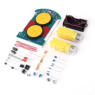 SEAFRONT Smart Tracking Car Kit, DIY Zubehör Kit Elektronischer Komponentensatz Elektronik Bausatz zum Löten