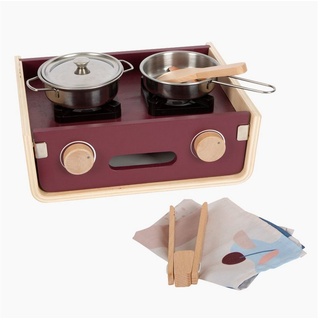 Small Foot Spielküche Kinderküche Camping „tasty“ holz/metall/stoff, Besonders praktisch,Auszeichnung: Spiel gut® beige