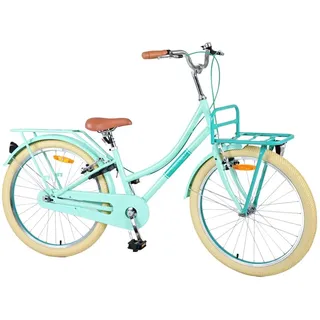 TPFSports Excellent Kinderfahrrad - Mädchen - 24 Zoll - 2 Handbremsen - Grün - Grün