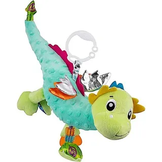 Playgro Sensory Friend Drache - Babyspielzeug - Motorik - Babysensorik - Babyrassel - Babymotorik - Kinderspielzeug - farbig