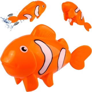 4 Stück _ Schwimmtiere / Wassertiere _ Verschiedene Tiere frei wählbar _ Fisch - zum Aufziehen - schwimmt selbst im Wasser - Schwimmtier / aufziehen - für Bad..