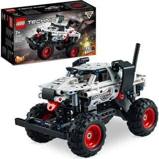 LEGO 42150 Technic Monster Jam Monster Mutt Dalmatian, Monster Truck-Spielzeug für Jungen und Mädchen, Rennspielzeug mit Rückziehmotor - Beige