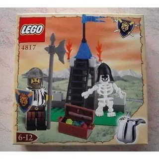 Lego 4817 Knights Kingdom Exclusive Chrome Knight Series Set