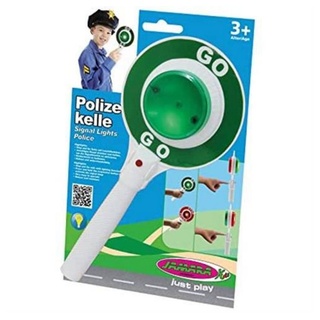 Jamara Spielzeug-Polizeikelle Polizeikelle mit Licht weiß