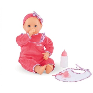 Corolle® Babypuppe Lila Chérie, 42 cm Rot Babypuppe mit Funktion Weichkörperpuppe rot