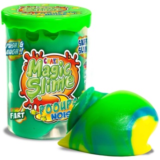 Craze Magic Slime POOUPSIE Noise | Dickflüssiger Pups Schleim für Kinder, 100 g Kinder Schleim in Dose, Slime Set Scherzartikel, Rückstandsfrei, 5.5 x 5.5 x 7.8 cm