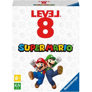 Ravensburger 27343- Super Mario Level 8, Das spannende Kartenspiel für 2-6 Spieler ab 8 Jahren
