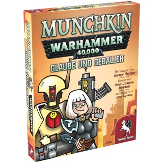 Pegasus Spiele 17016G - Munchkin Warhammer 40.000: Glaube und Geballer