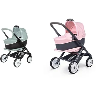 Smoby - Maxi Cosi 3-in-1 Kombi Puppenwagen & Maxi Cosi 3in1 Multifunktions-Puppenwagen Rosa