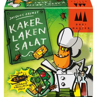 Schmidt Spiele 40839 Kakerlakensalat, Drei Magier Kartenspiel