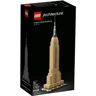 LEGO 21046 Architecture Empire State Building, Modellbausatz von New York, ideal für Jugendliche und Erwachsene als Set zum Stressabbau