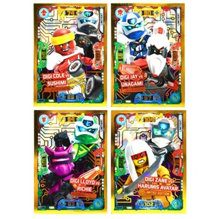 Blue Ocean Sammelkarte Lego Ninjago Karten Trading Cards Serie 5 - Sammelkarten - Gold Karte