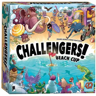 Asmodee Spiel Asmodee Challengers! Beach Cup, Kartenspiel