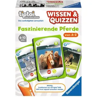 RAVENSBURGER 000754 tiptoi® Wissen & Quizzen: Faszinierende Pferde