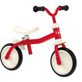 Smoby - Rookie Laufrad - Leichtmetall Kinderfahrrad - Selbstnivellierender verstellbarer Sattel - Geräuscharme Räder - Verstellbarer Lenker