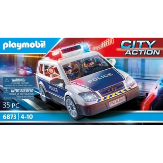 Playmobil® Konstruktions-Spielset Polizei-Einsatzwagen (6873), City Action, (35 St), Made in Germany bunt