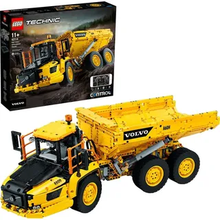 LEGO 42114 Technic 6x6 Knickgelenkter Volvo-Dumper, ferngesteuertes Modellauto, Modellbausatz Lkw-Spielzeug für Kinder und Erwachsene