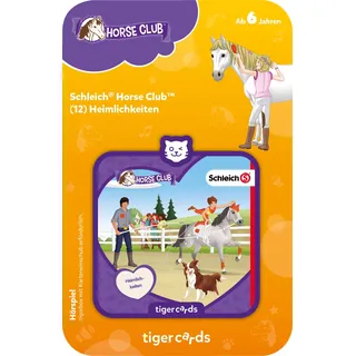 tigermedia tigercard Schleich Horse Club Heimlichkeiten Pferde Reiterhof Geschichten Mädchen tigerbox Audiosystem Kinder Hörspiele Hörbücher Musik