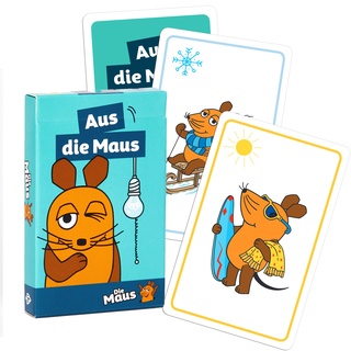 TS Spielkarten - Aus die Maus Kartenspiel für Kinder ab 3 Jahre, DieMaus WDR, Spielregeln wie Schwarzer Peter