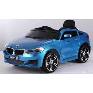ES-Toys Kinder Elektroauto BMW 6GT, EVA-Reifen, MP3, Softstart, bis 6 km/h blau