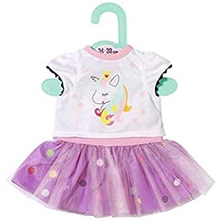 Zapf Creation 870563 Dolly Moda Einhorn Shirt mit Tutu Puppenkleidung 34-38 cm